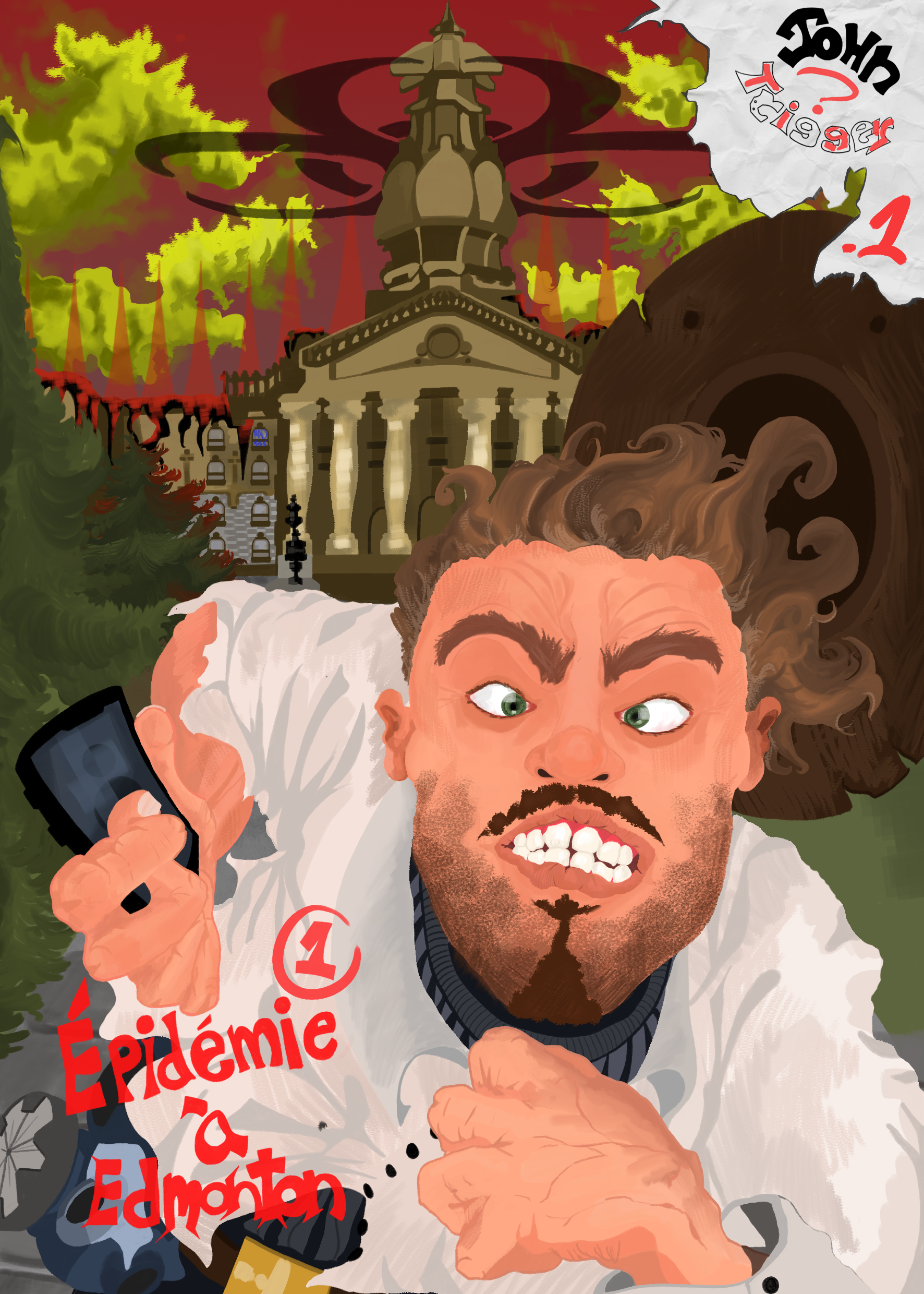 Roman "John Trigger 1-Épidémie à Edmonton"